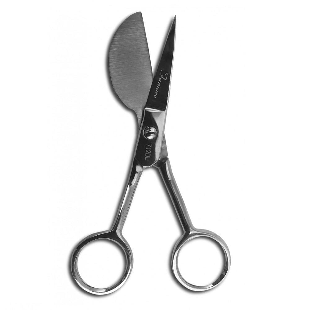 4.5" Left Handed Duckbill Applique Scissors