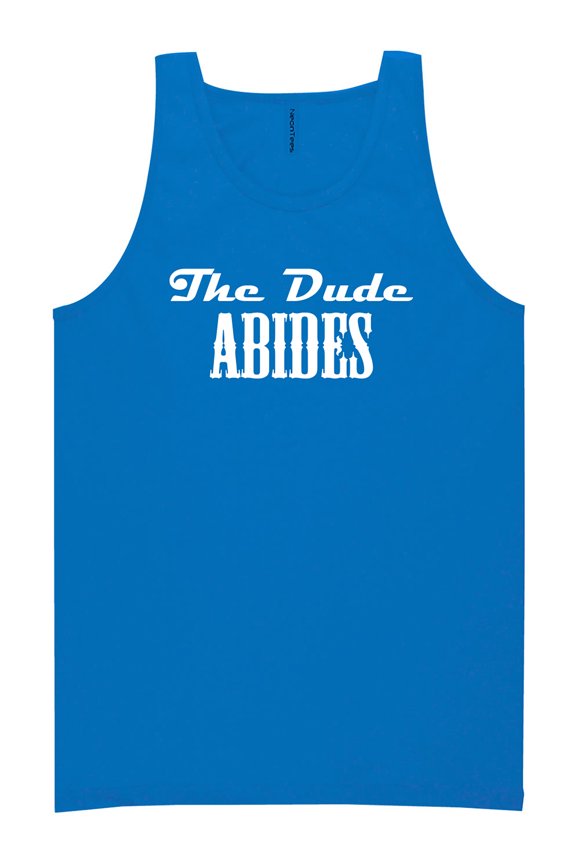 The Dude Abides Neon Tank Top