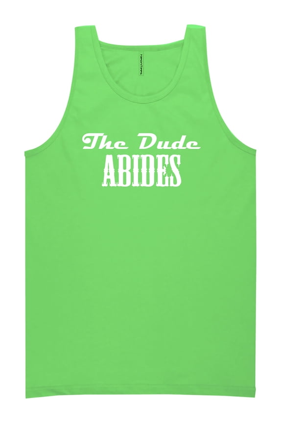 The Dude Abides Neon Tank Top
