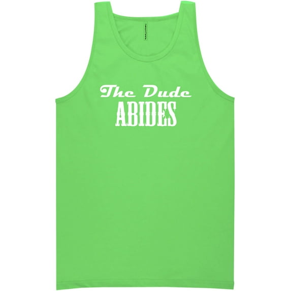 The Dude Abides Neon Tank Top