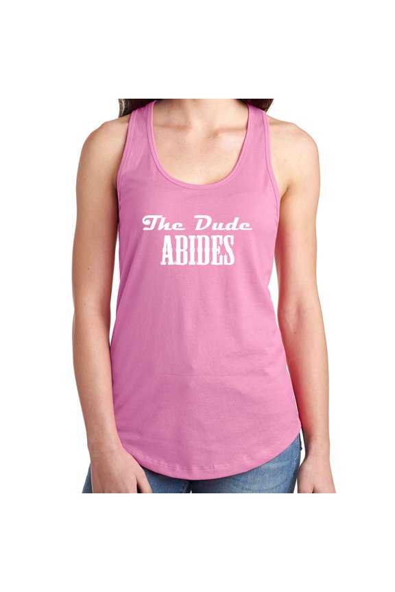The Dude Abides Racerback Tank