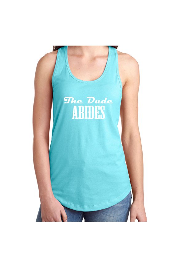 The Dude Abides Racerback Tank