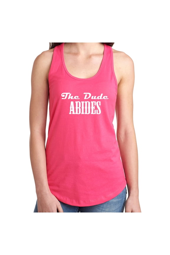 The Dude Abides Racerback Tank