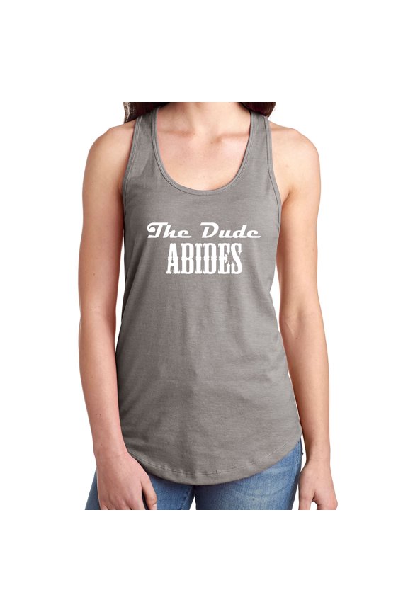 The Dude Abides Racerback Tank