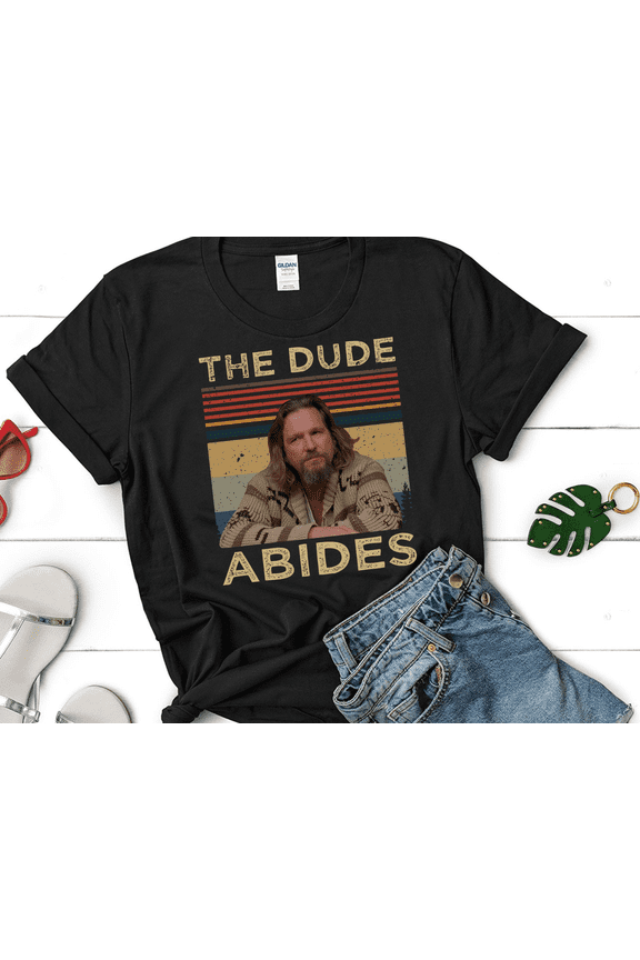 The Dude Abides Vintage T-Shirt, Big Lebowski Shirt, The Dude Shirt, 90s Movie Shirt, Comedy Movie Shirt, Jeff Lebowski Shirt