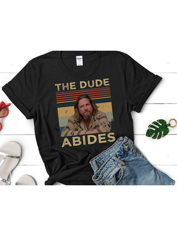The Dude Abides Vintage T-Shirt, Big Lebowski Shirt, The Dude Shirt, 90s Movie Shirt, Comedy Movie Shirt, Jeff Lebowski Shirt