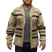 MYPARTYSHIRT The Dude Sweater Big Lebowski Cardigan Zip Up Knit Jeffery Adult Movie Costume