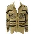 thumbnail image 1 of The Dude Sweater Big Lebowski Cardigan Zip Up Knit Jeffery Adult Movie Costume, 1 of 6
