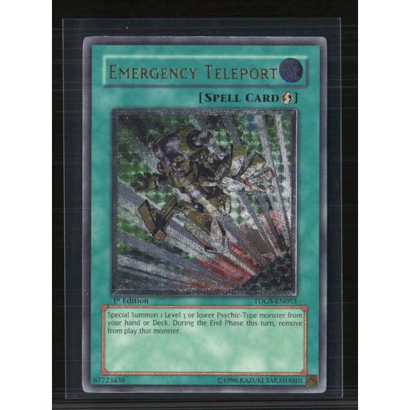 The Duelist Genesis Emergency Teleport Ultimate Rare 1st Edition