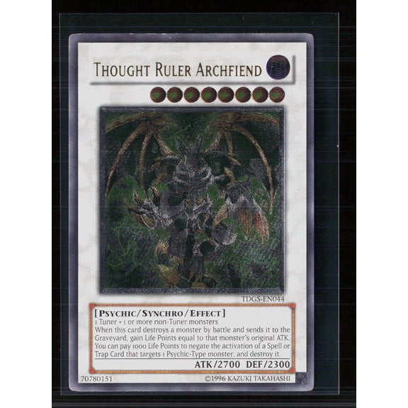 The Duelist Genesis Thought Ruler Archfiend Ultimate Rare Synchro Monster 1st Edition