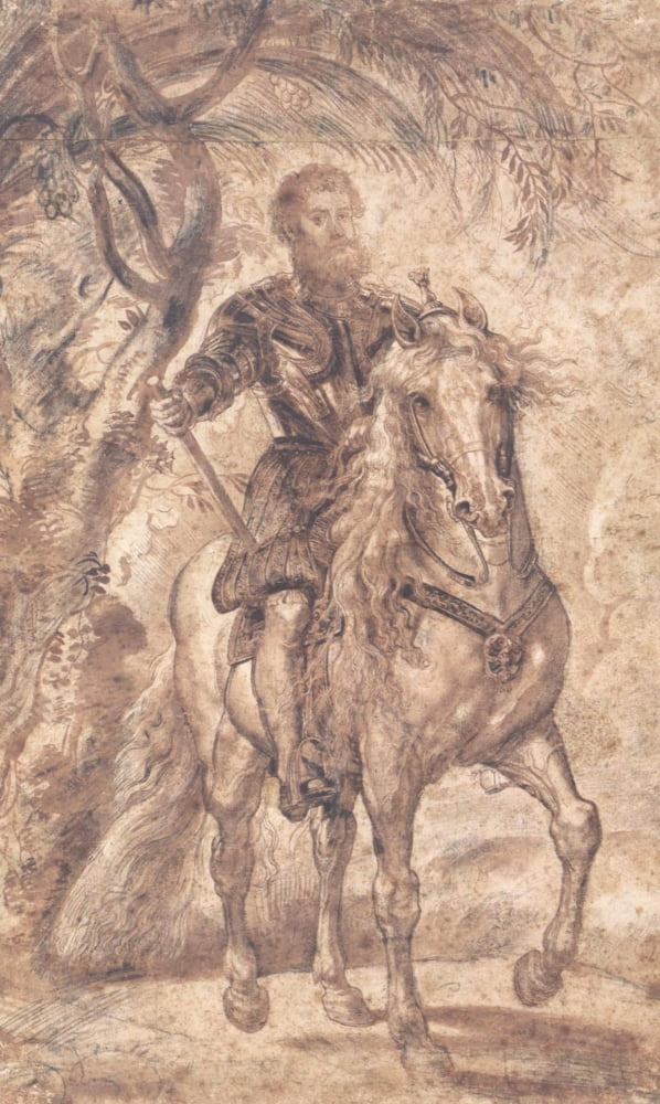 The Duke of Lerma on Horseback Canvas Art - PP Rubens (18 x 24)