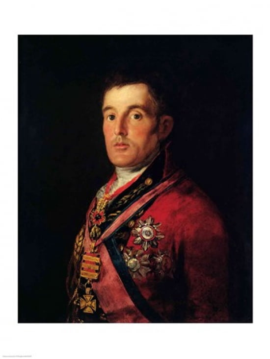 The Duke of Wellington Canvas Art - Francisco De Goya (18 x 24)