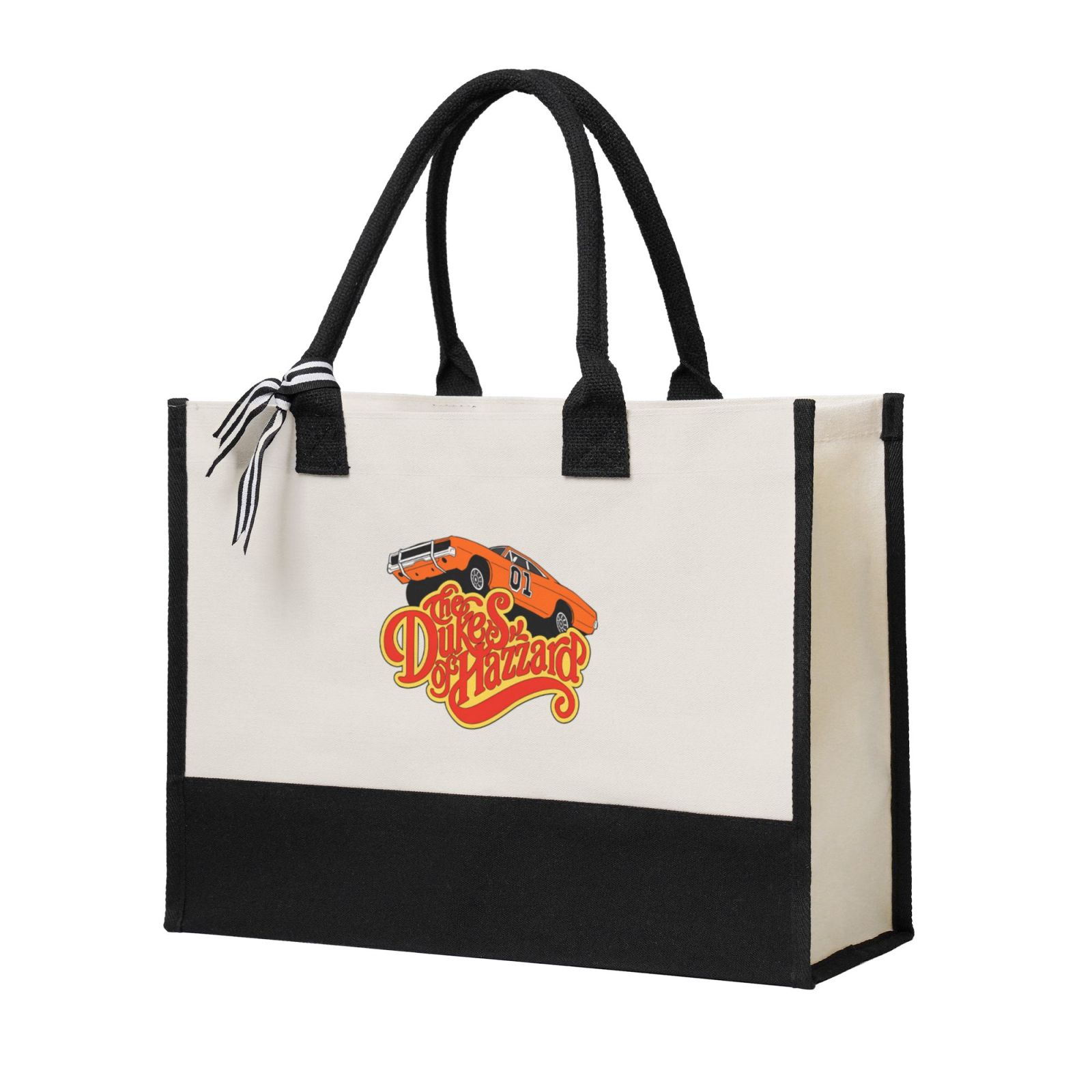 The Dukes Of Hazzard Canvas Shopping Tote Bag with Handles for Women