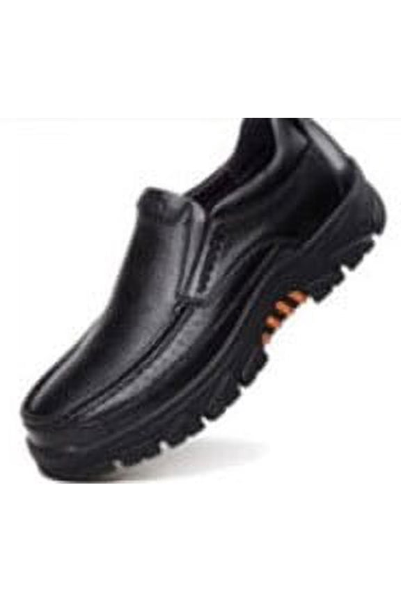 The Durable Convenient Rubber Outsole Upper Surface Of The Casual Shoes Synthetic Leather Shoes-Lightweight Shoes-Daily Wear Shoes. Size 10 is Available-Black Colour Shoes