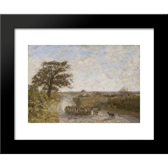 The Dusty Road 20x24 Framed Art Print by James Charles