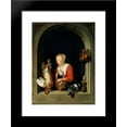 thumbnail image 1 of The Dutch Housewife or, The Woman Hanging a Cockerel in the Window 20x24 Framed Art Print by Gerrit Dou, 1 of 2