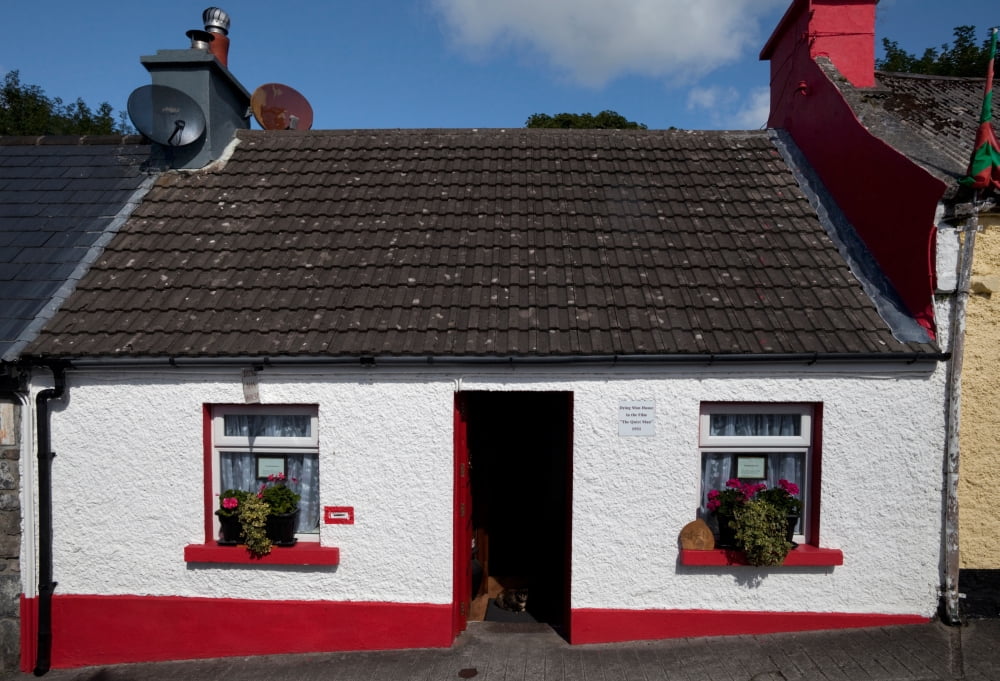 The Dying Man House from The Quiet Man film Cong County Mayo Ireland Canvas Art - Panoramic Images (9 x 27)