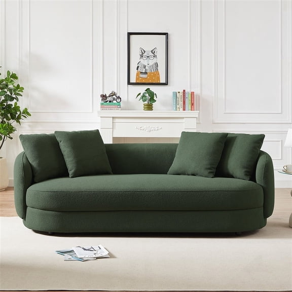 The Dylan Modern French Boucle Sofa: Fresh Look, Great Comfort, Tight Space Delivery