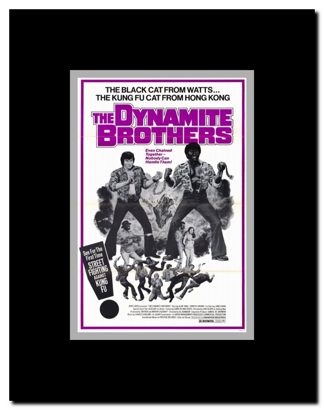 The Dynamite Brothers Framed Movie Poster