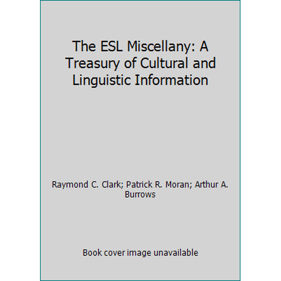 Pre-Owned The ESL Miscellany: A Treasury of Cultural and Linguistic Information (Paperback) 0866471987 9780866471985