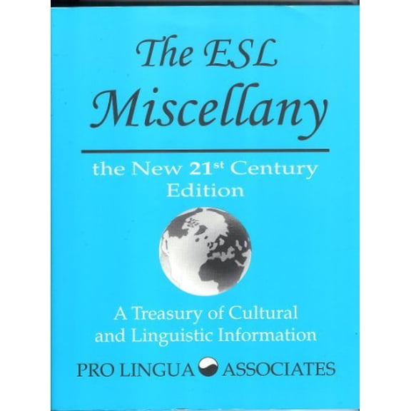 Pre-Owned The ESL Miscellany: A Treasury of Cultural and Linguistic Information (Paperback) 0866471812 9780866471817