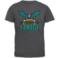 thumbnail image 1 of The Eagle Has Landed Football Mens T Shirt Dark Heather MD, 1 of 1