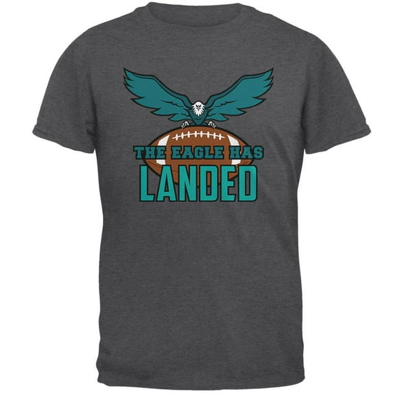 The Eagle Has Landed Football Mens T Shirt Dark Heather MD