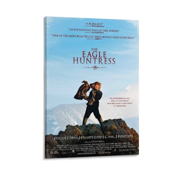 The Eagle Huntress Documentary Poster Canvas Art Poster and Wall Art Picture Print Modern Family bedroom Decor Posters 12x18inch(30x45cm)
