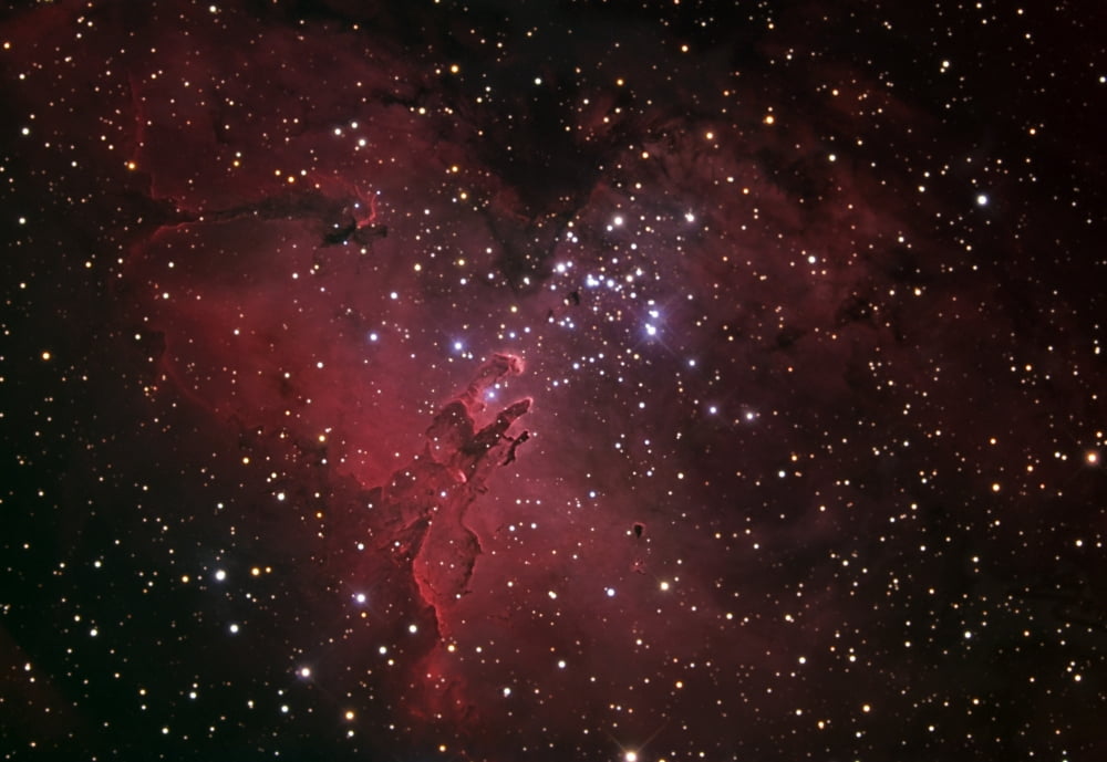 The Eagle Nebula Canvas Art - R Jay GaBanyStocktrek Images (33 x 23)