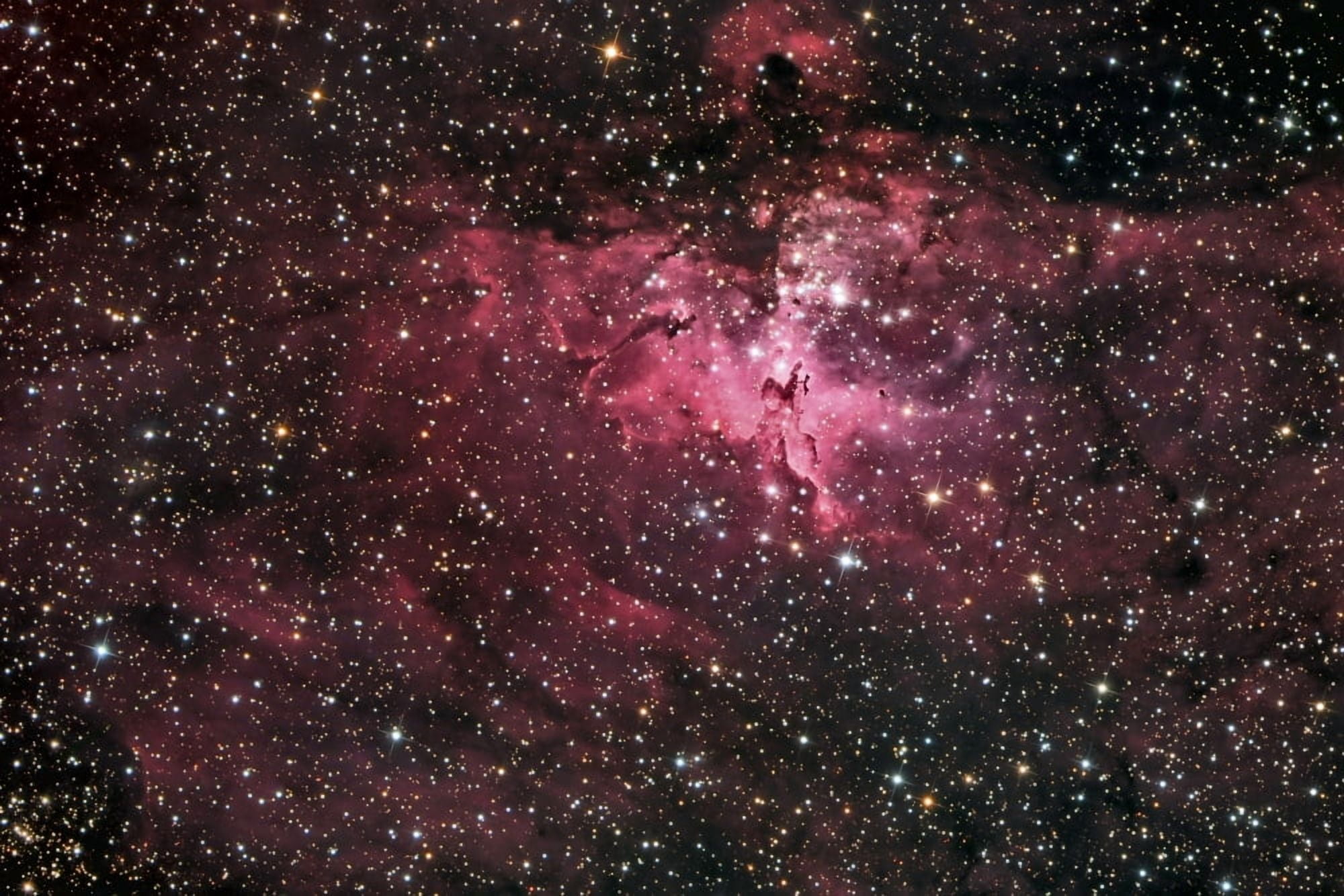 The Eagle Nebula Canvas Art - Roth RitterStocktrek Images (35 x 23)