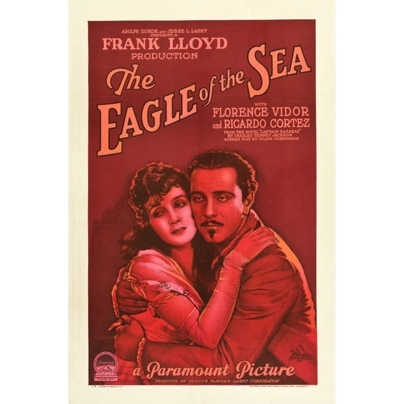 The Eagle Of The Sea L-R: Florence Vidor Ricardo Cortez On Us Poster Art 1926 Movie Poster Masterprint (11 x 17)