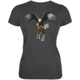 thumbnail image 1 of The Eagle Stops The Goat Juniors Soft T Shirt Deep Heather X-LG, 1 of 1