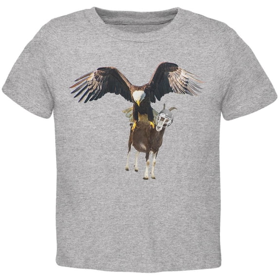 The Eagle Stops The Goat Toddler T Shirt Heather 3T