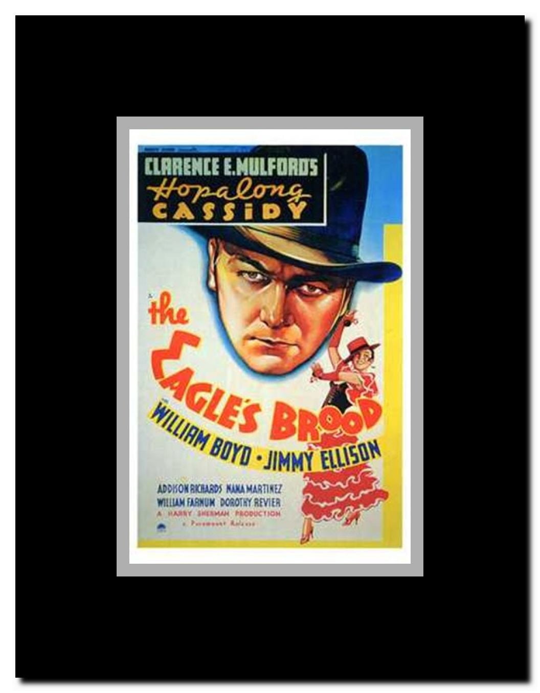 The Eagle's Brood Framed Movie Poster