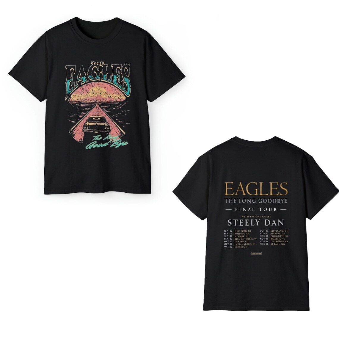 The Eagles 2024 Tour Official Merchandise Eagles 2024 The Long Goodbye