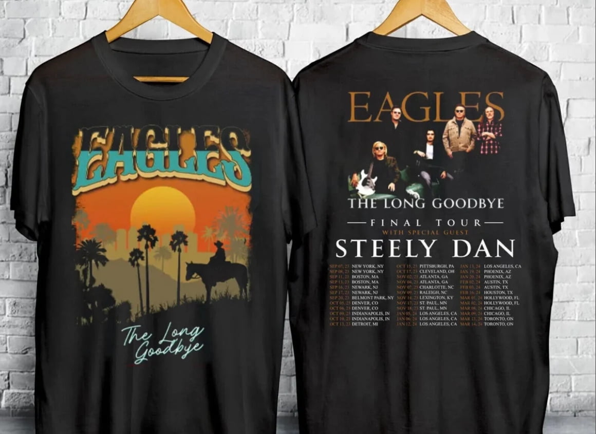 The Eagles 2024 Tour Shirt Eagles Long Goodbye Tour 2024 Unisex Shirt