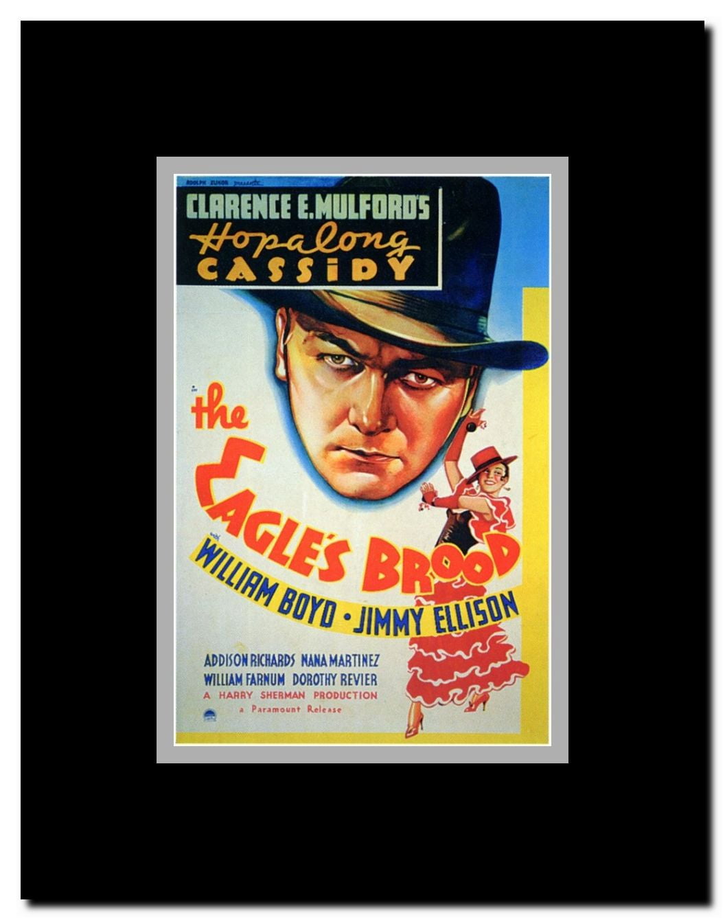 The Eagles Brood Framed Movie Poster