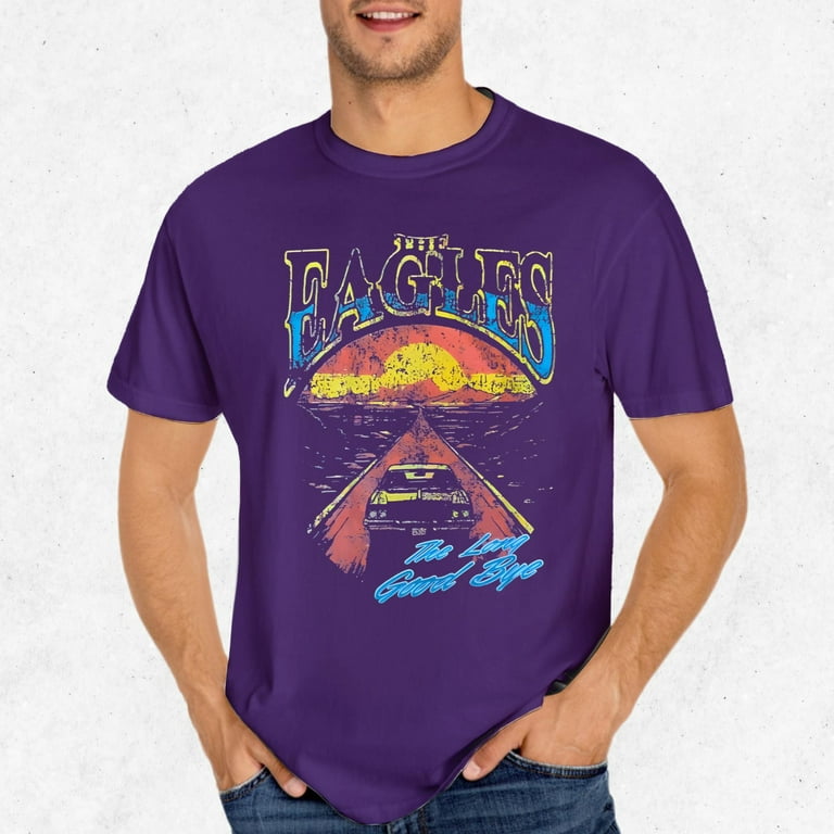 Vintage eagles band shirt discount