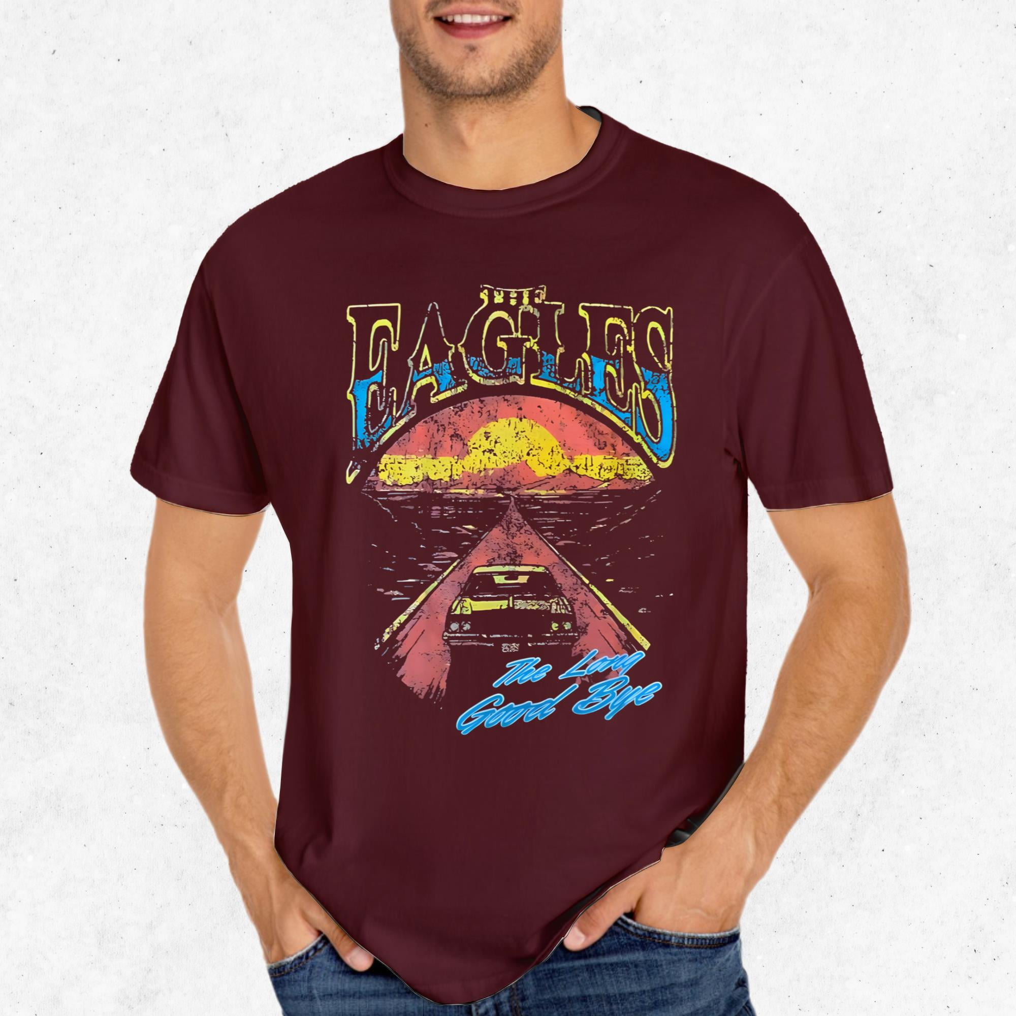 The Eagles Long Goodbye Tour T Shirt Vintage Rock Band Merch Unisex All Size Walmart
