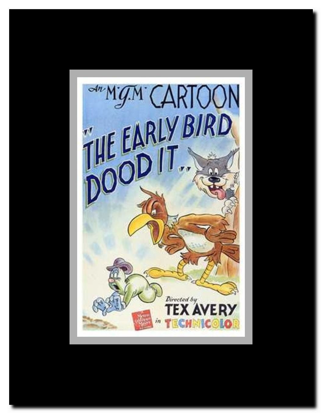 The Early Bird Dood It Framed Movie Poster