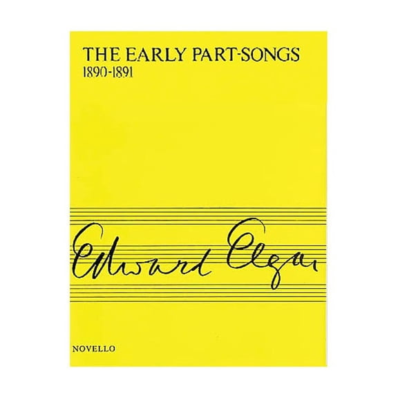The Early Part-Songs 1890-1891