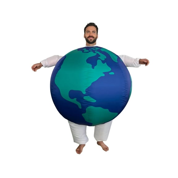 The Earth Costume Inflatable The Globe Costumes Women Men Fancy Planet Suit Blow up for Halloween Party
