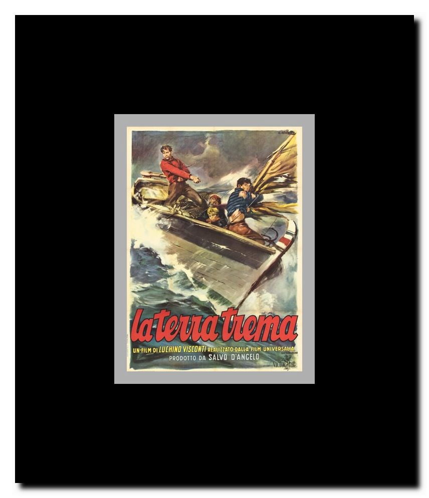 The Earth Trembles Framed Movie Poster