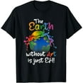 thumbnail image 1 of The Earth Without Art Is Just Eh Earth Day T-Shirt, 1 of 3