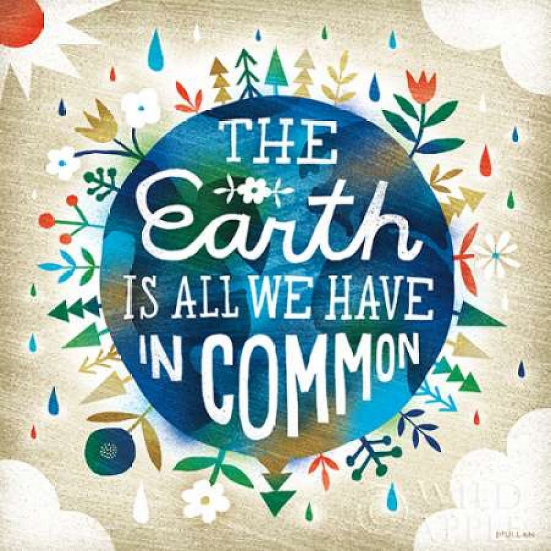 The Earth is All We Have Canvas Art - Michael Mullan (24 x 24)