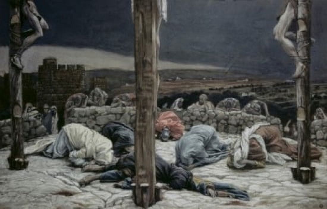 The Earthquake James Tissot (1836-1902 French) Canvas Art - James Tissot (24 x 36)