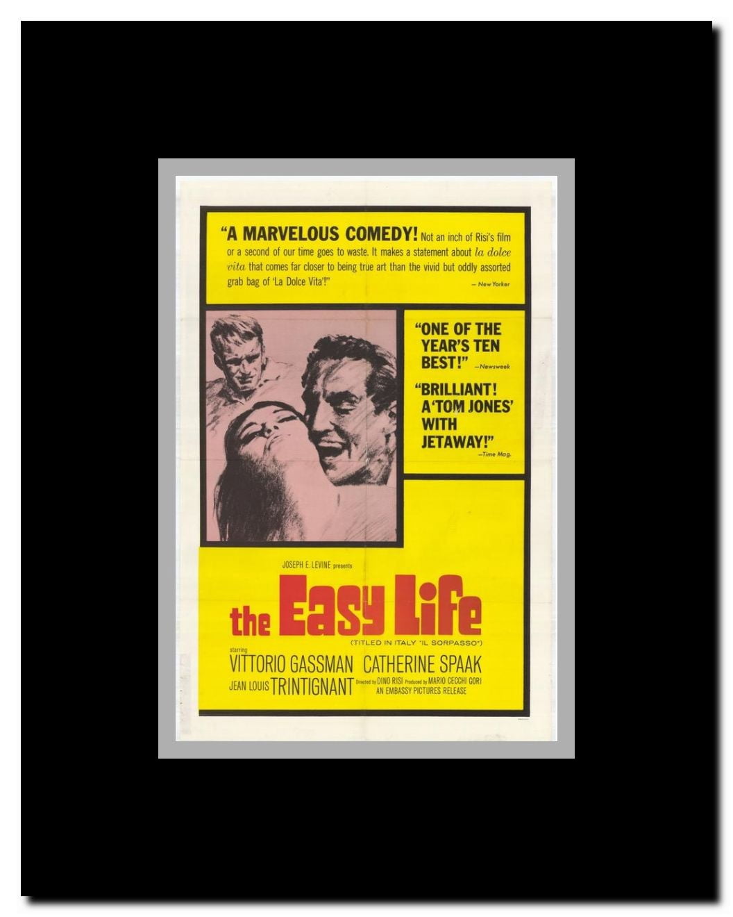 The Easy Life Framed Movie Poster