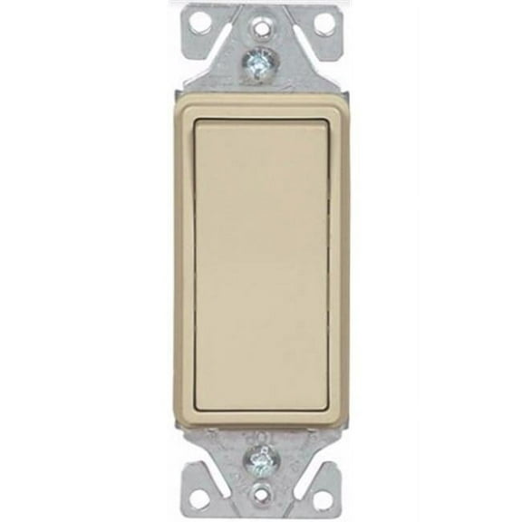 The Eaton 7503V-SP-L 15-Amp, 120-Volt Standard Grade 3-Way Decorator Switch, Ivory