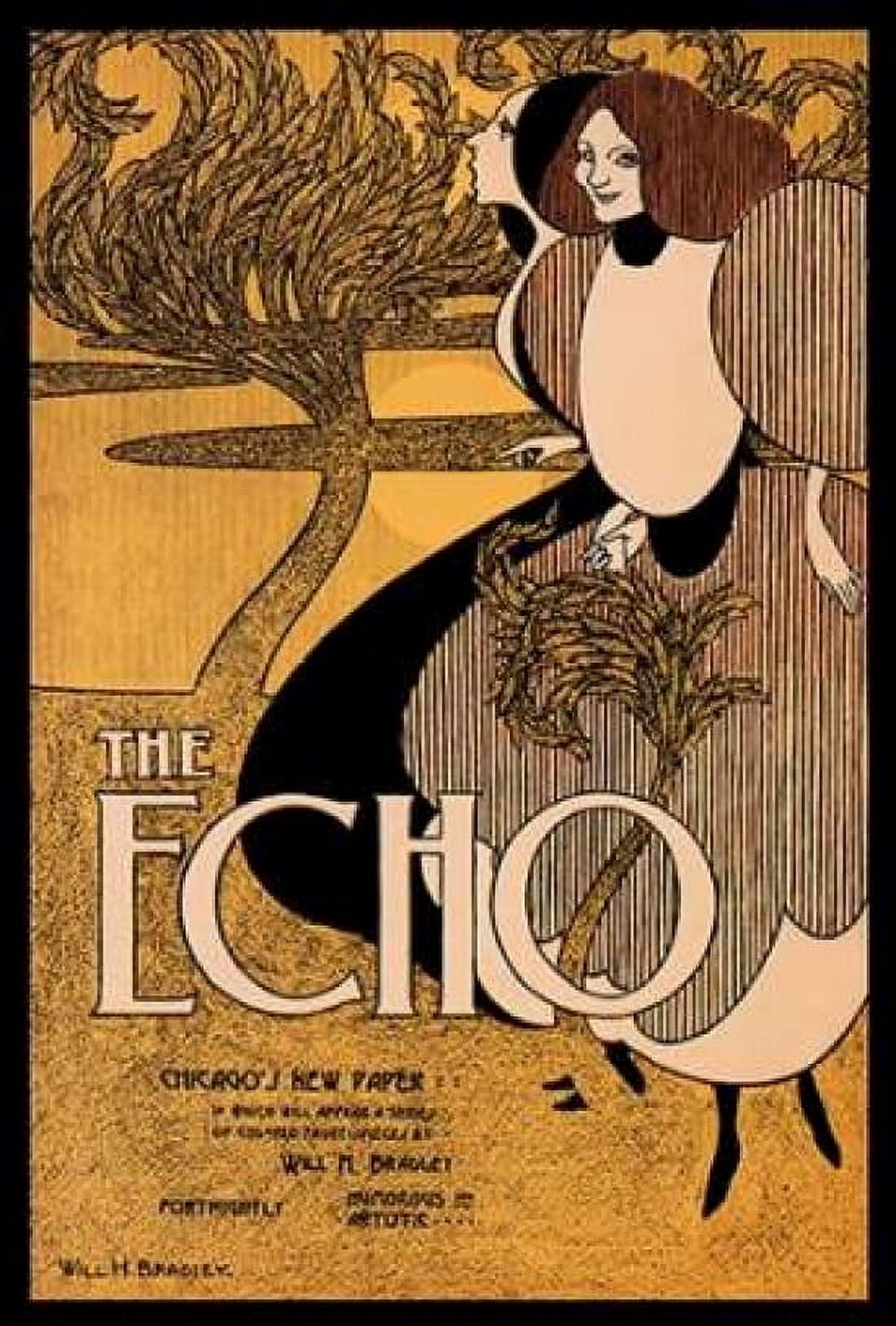 The Echo 1895 Canvas Art - William H Bradley (24 x 36)