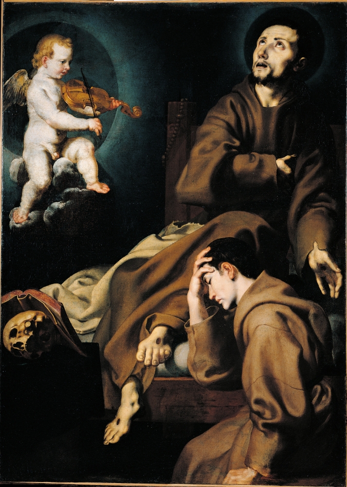 The Ecstasy Of St Francis Canvas Art - (18 x 24)